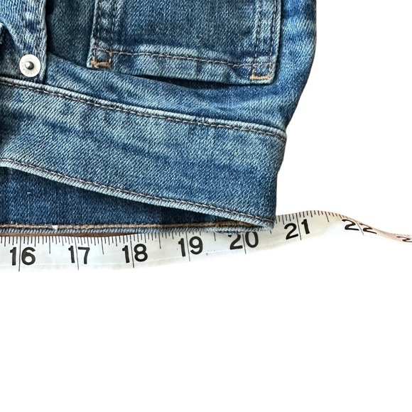 Everlane The Curvy Cheeky Jean Size 35 Women's High Rise Straight Leg Raw Hem - Picture 13 of 16